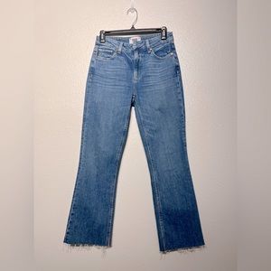 Paige Colette High Rise Cropped Flare Jeans 25